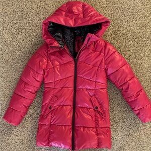 Michael Kors Girls Stadium Pink Puffer Jacket 16